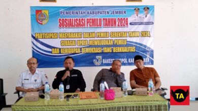 KPU Jember Sosialisasi Tahapan Pemilu 2024 di Kecamatan Puger