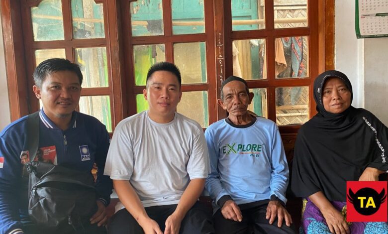 Silaturahmi Kevin Andika Putra dan Caleg DPRD Dapil 3 Andriyanto Putra Darmawan di Desa Sumber Ketempa, Kecamatan Kalisat