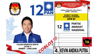 Cara Coblos DPR RI Dapil Jatim 4 - Kevin Andika Putra